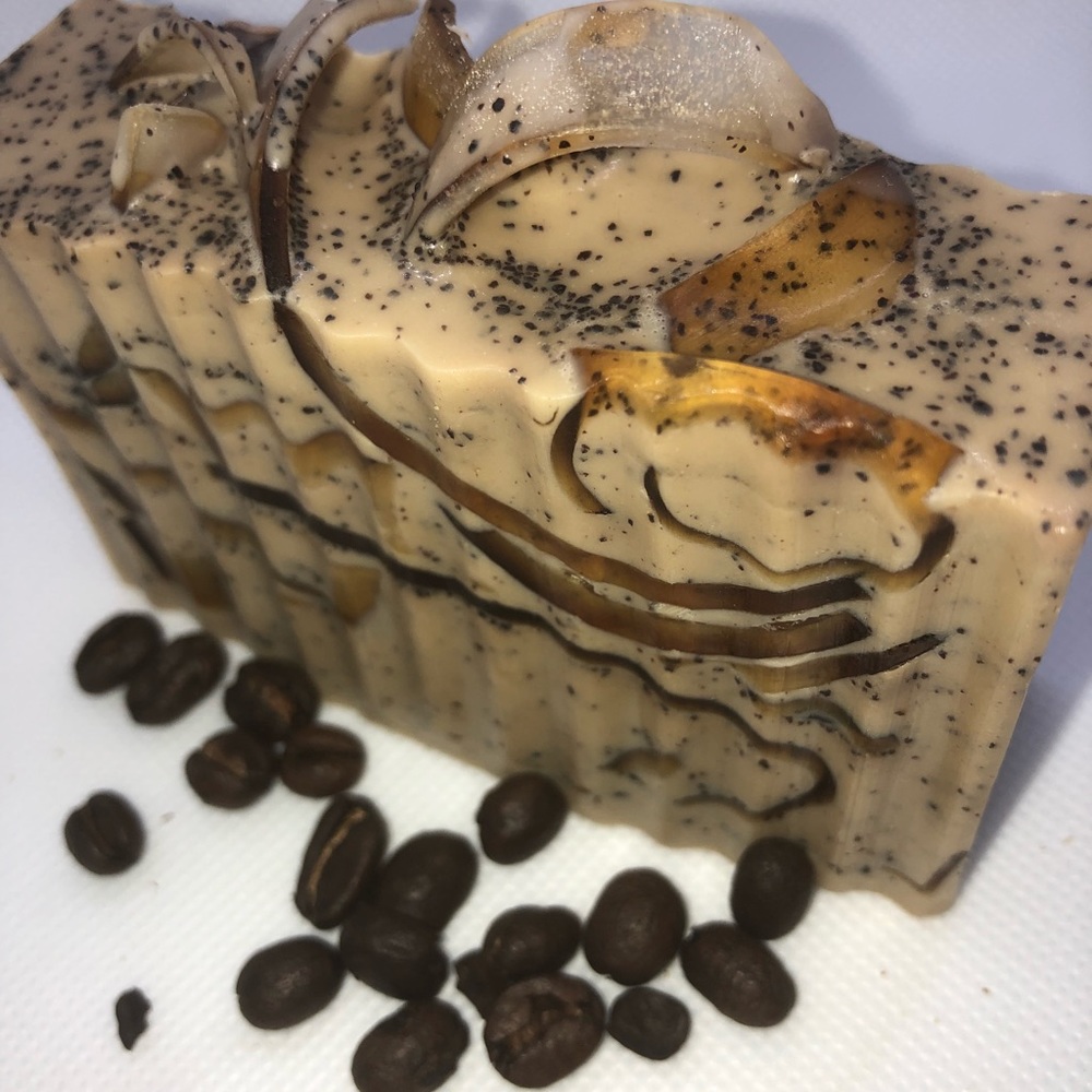 Coffee homemade goat milk bundle Soap